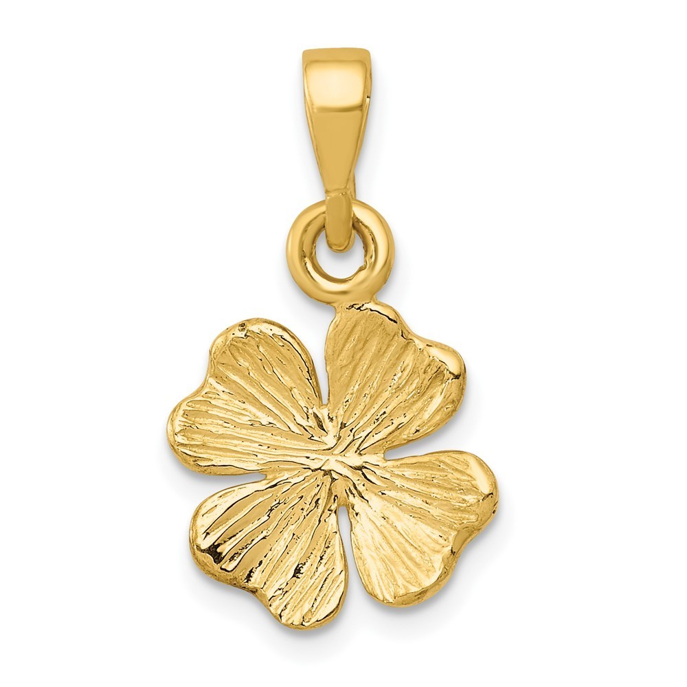 Million Charms 10k Yellow Gold Gold Four Leaf Clover Shamrock Charm